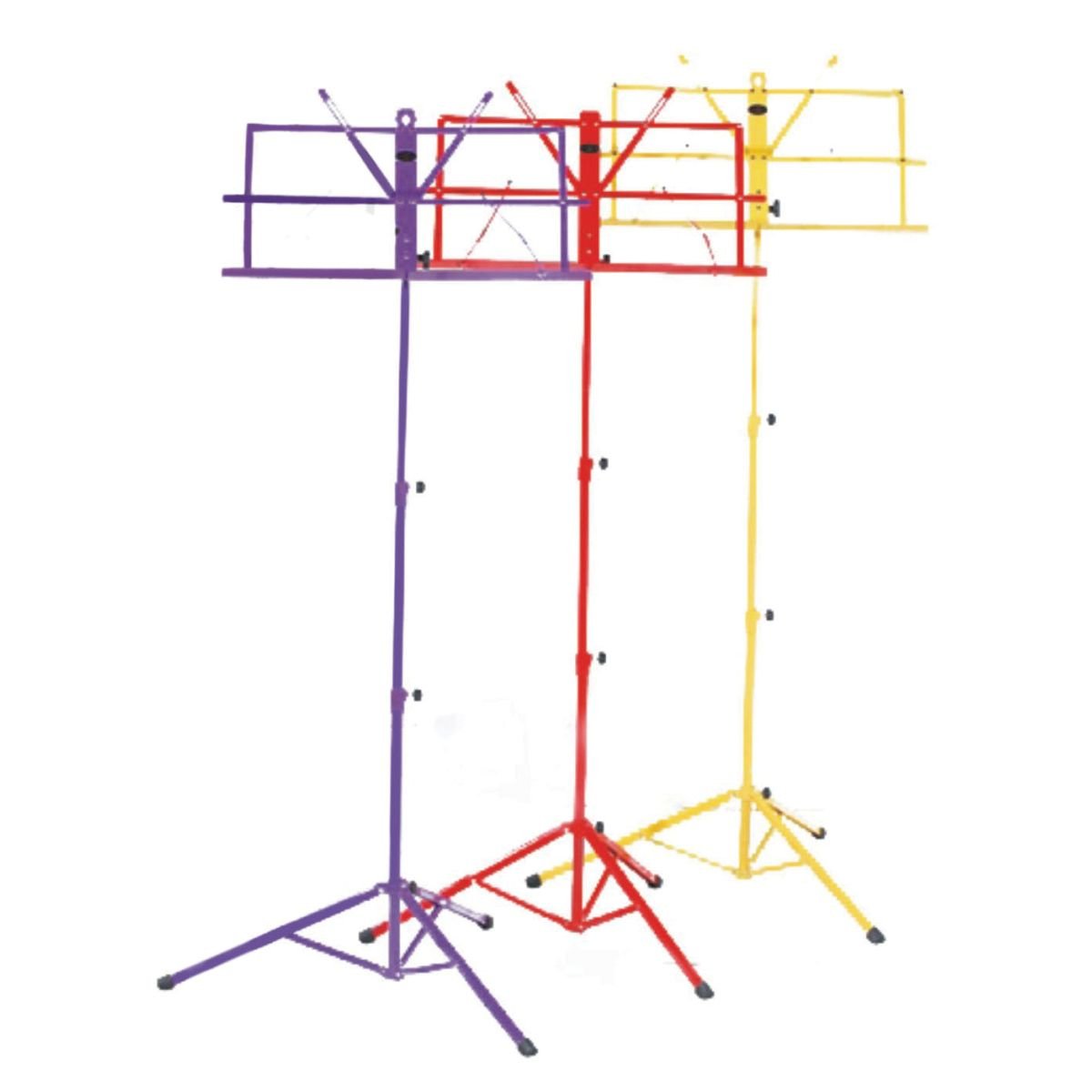 Njs Adjustable Folding Sheet Music Stand Yellow