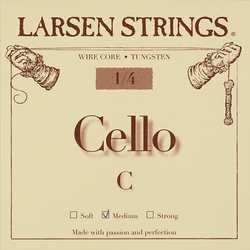 LARSEN STRINGS cello strings Original Fractional - small sizes C 1/2 Medium