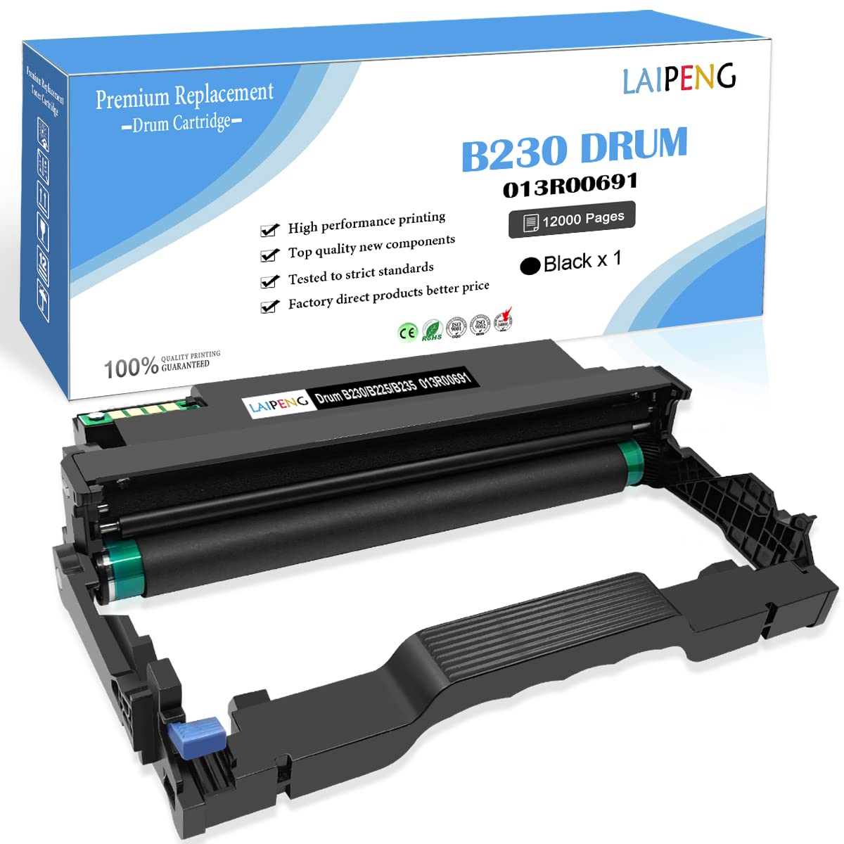 LAIPENG Compatible B230 B225 B235 Drum Cartridge 12000 Pages 013R00691 for Xerox B230 B225 B235 MFP B230DNI B230V/DNI B230V_DNI B225DNI B225V/DNI B225V_DNI B235DNI B235V/DNI B235V_DNI Printers