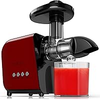 [Upgraded] KOIOS Juicing Machine, 2021 Masticating Slow Juicer Extractor, Cold Press Juicer with Quiet Motor & High Juice Yie