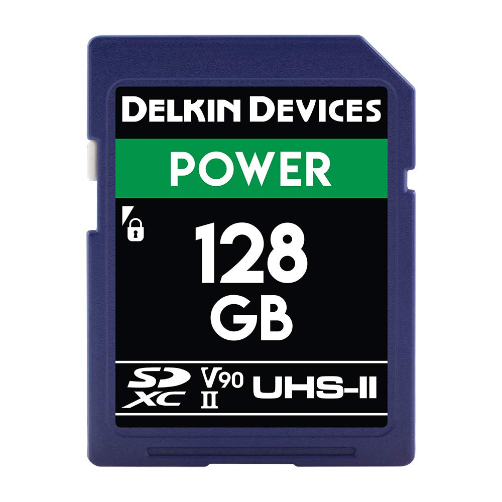 Delkin Devices 128GB POWER SDXC UHS-II (V90) Memory Card (DDSDG2000128)