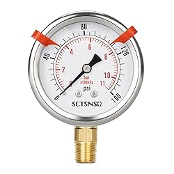 SCTSNSR 0 to 160 Psi Pressure Gauge, Glycerin