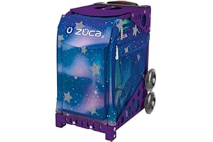 ZUCA Aurora Sport Insert Bag and Purple Frame with Flashing Wheels