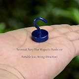 Neosmuk Magnetic Hooks 40lb+ Heavy Duty Navy Blue Cruise Ship Essentials view 2