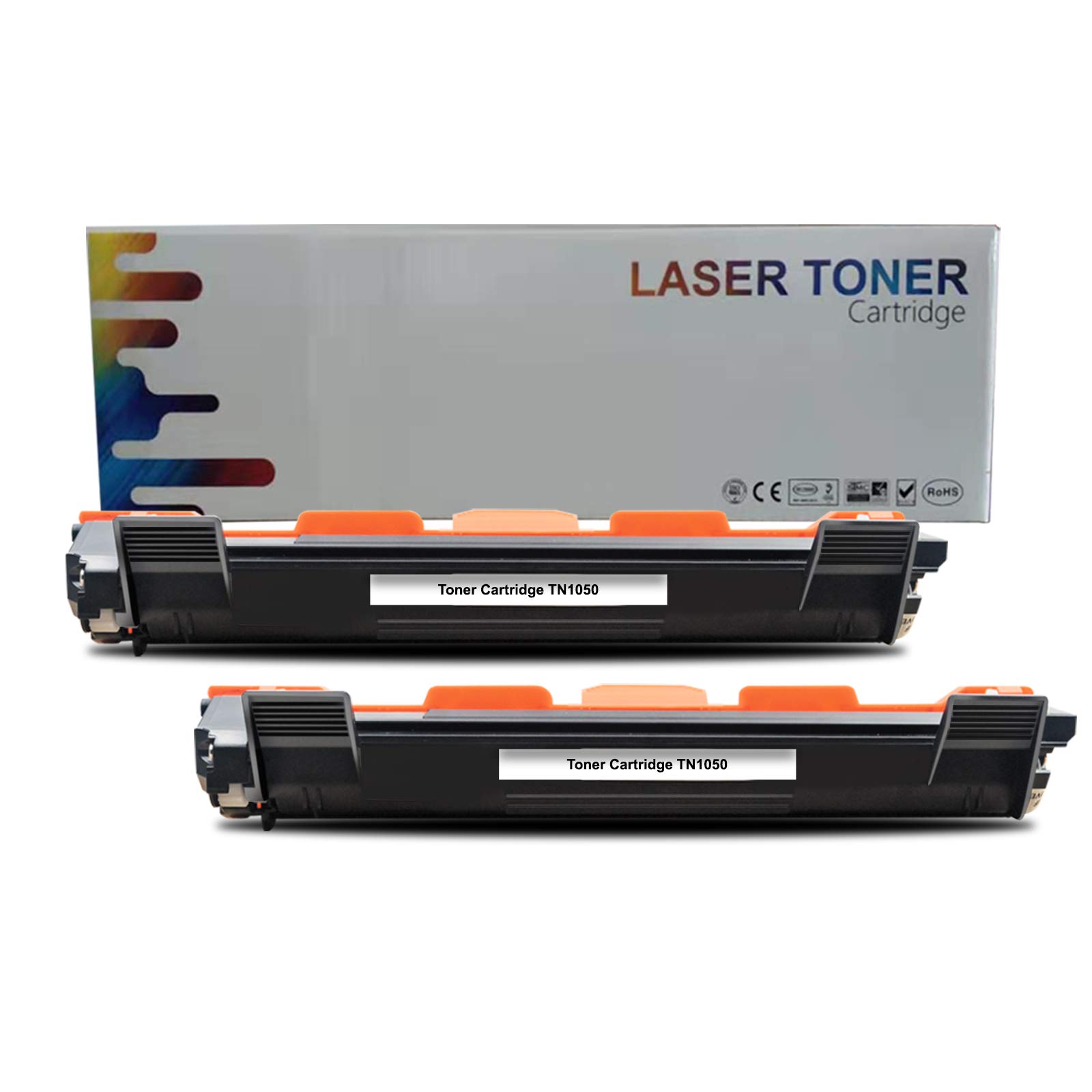 ZOOMTEC Compatible TN1050 Toner Cartridge Use with Brother HL-1110 DCP-1510 DCP-1512 HL-1112 MFC-1810 DCP-1610W HL-1210W DCP-1612W MFC-1910W HL-1212W Printer (2 Pack)