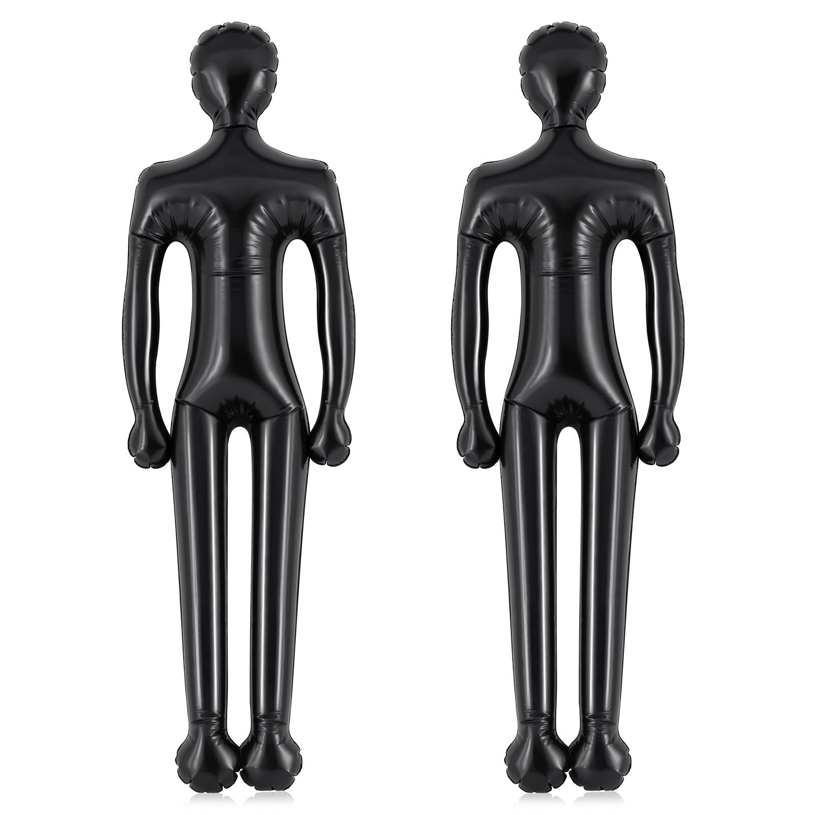 Photo 1 of Liliful 2 Pcs 71 '' Full Size Inflatable Body Inflatable Mannequin Full Body Scary Mannequin Halloween Blow up Yard Decorations Halloween Dead Body for Dress up Cosplay Props House Wall Patio Decor