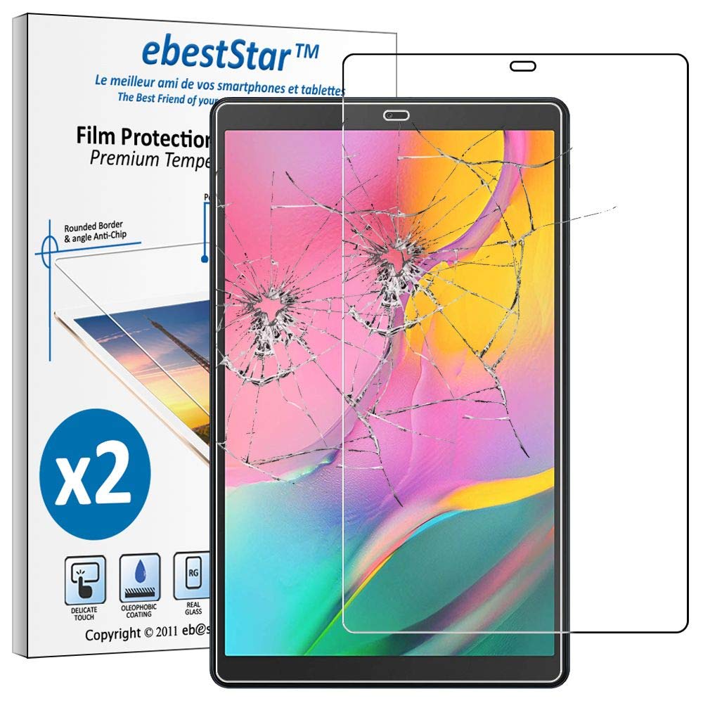 ebestStar - for Samsung Galaxy Tab A 10.1 2019 Screen Protector x2 T510 T515, Tempered Glass Protection, Premium Ultra Clear Transparent