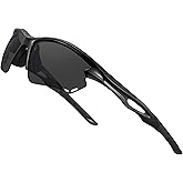 BIRCEN Polarized Mens Sunglasses for Driving: TR90 UV Protection Sunglasses Lightweight Sport Shades for Fishing Golf Trip