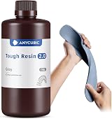 Anycubic Tough Resin 2.0 1kg Grey 3D Printer UV Resin High Toughness Flexibility view 1