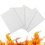 4pcs Ceramic Fiber Paper High Temperature Gasket