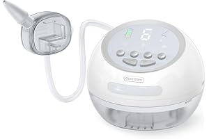 Obee Odee Nasal Aspirator for Baby with 6 Level Suction, Rechargeable Electric Nose Suction for Baby Nose Sucker with 6 Music White Noise 3 Night Light for Infants Kids Toddlers Grey