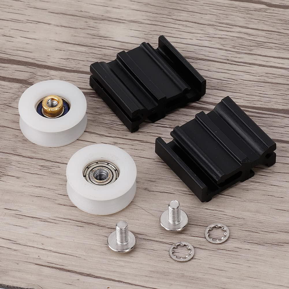 Greenhouse Door Wheel, Greenhouse Accessories Replacement Kits Door Wheel Replacement Kits with 2 Nut for Halls Greenhouses