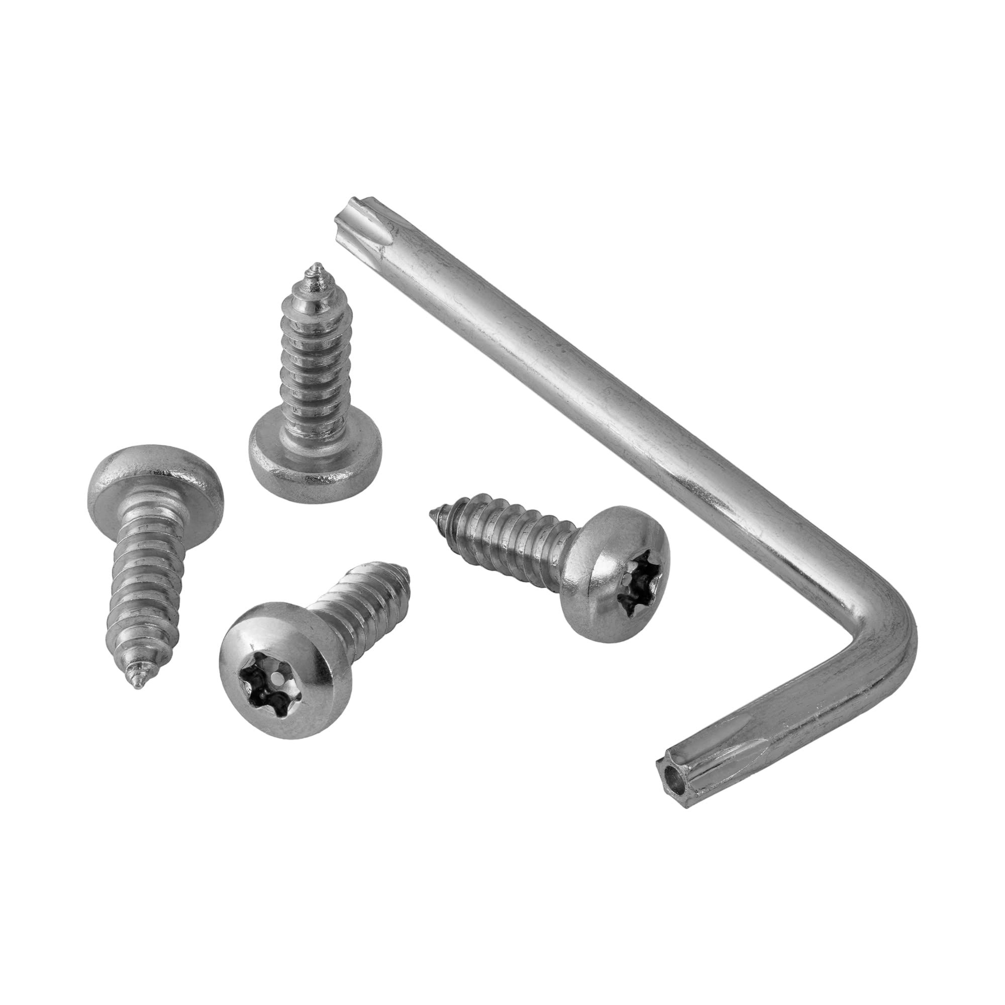 thumbnail image 2 of Anti-Theft License Plate Screws – Stainless Steel Security Screws For Car Plates 2 of 3