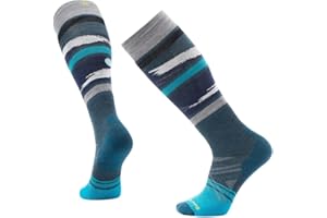 Smartwool Mens Ski Full Cushion Midnight Ski Pattern Over the Calf Socks