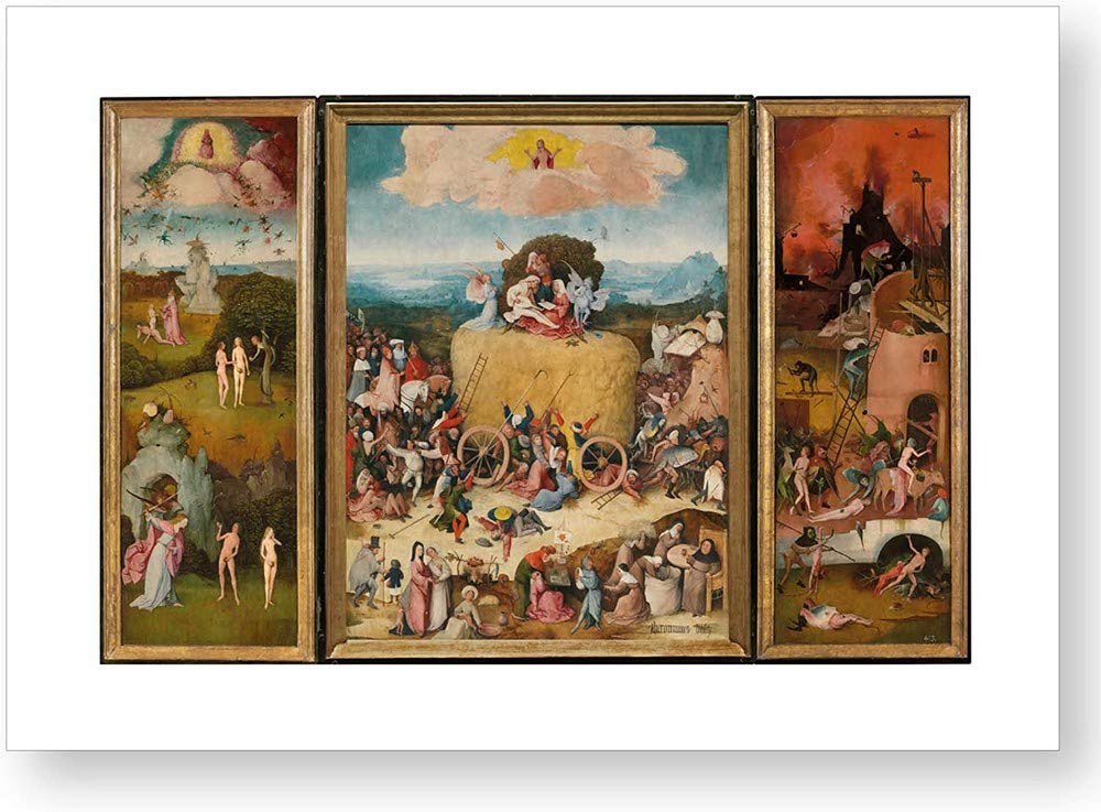Official Reproduction of the Prado Museum "Fairy Cart Triptych"