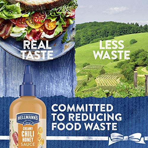 HELLMANN’S SAUCE FOR A DELICIOUS CONDIMENT, DIP AND DRESSING CREAMY CHILI HONEY GLUTEN FREE, DAIRY FREE, NO ARTIFICIAL FLAVORS, NO HIGH-FRUCTOSE CORN SYRUP 9 OZ