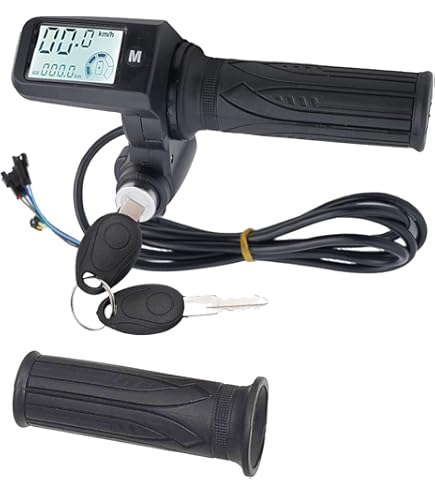 ANBP Pantalla Acelerador Para Scooter Eléctrico 24V/36V - Interruptor LCD Ajustable De 5.5 Pulgadas Con Cableado De Colores