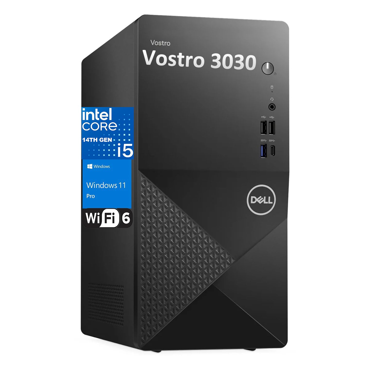 Dell Desktop Computers Tower PC for Home Business Student, 14th Gen Intel Core i5-14400 (Beat i7-13620H), 32GB DDR5 RAM, 1TB PCIe SSD, WiFi Adapter, DisplayPort, HDMI, Type-C, Windows 11 Pro Image Dell Desktop Computers Tower PC for Home Business Student, 14th Gen Intel Core i5-14400 (Beat i7-13620H), 32GB DDR5 RAM, 1TB PCIe SSD, WiFi Adapter, DisplayPort, HDMI, Type-C, Windows 11 Pro Image