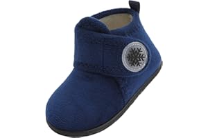 LeIsfIt Toddler Slippers Boys Girls House Slippers Kids Winter Boots Warm Lightweight House Shoes Non-slip Indoor Slipper Shoes