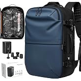 BlackVoyage Vortex Vacuum Seal Travel Backpack 60L Expandable Air Compression System Water Resistant TSA Lock Carry-On