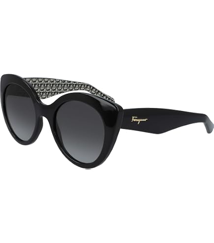 Sunglasses FERRAGAMO SF 964 S 003 Black/Gancini at Amazon  display picture 1