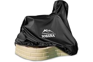 Sobana Kids Water Table Cover for Pump & Splash Discovery Pond Water Table,Waterproof Dust Proof Anti-UV Outdoor Kids Water Sensory Table Pool Cover(Cover only,Black)