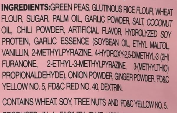 HAPI SNACK PEA GREEN CHILI, 4.23 OZ