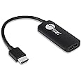 SIIG HDMI 2.0 to DisplayPort 1.2 4K@60Hz Converter Adapter, HDCP 2.2, Stereo Audio, USB-Powered, Not Compatible with Apple Studio Display (CB-H21811-S1)