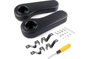 NOKINS Golf Cart Armrest with Cup Holder for EZGO/Club Car/Yamaha & Most Golf Cart,Stainless Steel Support Frame Sturdy Without Tilting No Drilling,Fit 1" Square Tube Frame(Black)