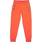 Tommy Hilfiger girls Fleece Jogger Sweatpants With Ribbed Cuffs & Functional Side Pockets