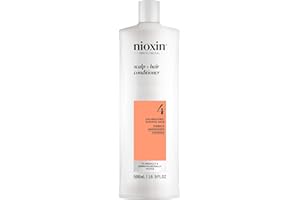 Nioxin System 4 Scalp + Hair Thickening Conditioner For Colored, Dry, & Damaged Hair with Progressed Thinning Maintain Vibrant Color Nourish & Boost Hair Density with Niacinamide & Biotin