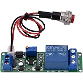Time Delay Relay, DC 12V Timer Module Adjustable Timer Delay Turn Off Module Timing Relay Time Switch 1~10 Second