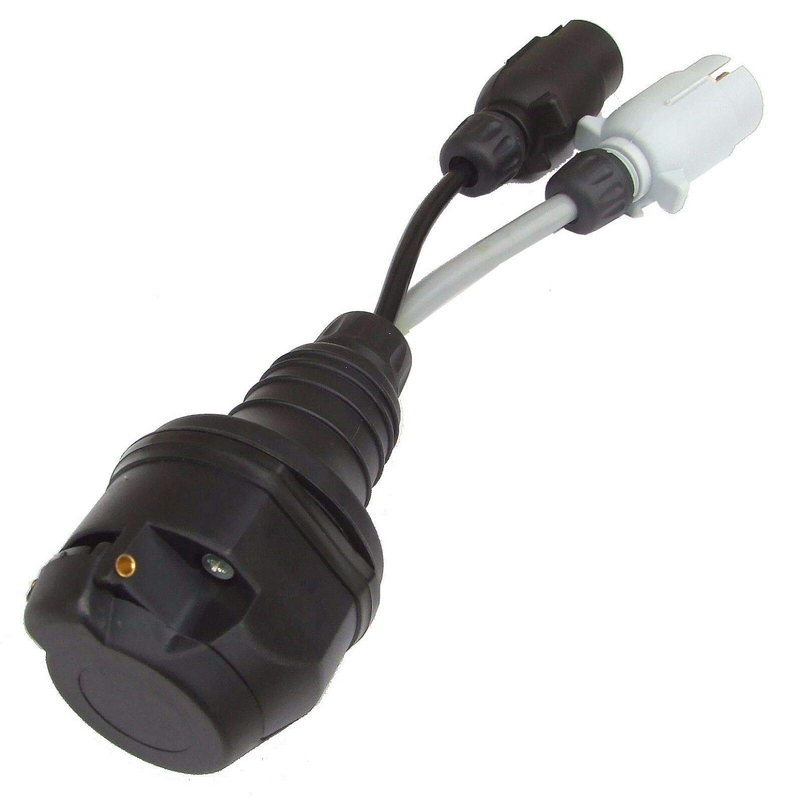 POWERPART 13-pin to 7-pin caravan adapter - 12N - 12S