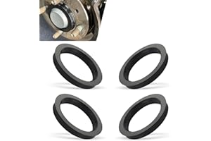 Dogary 4 PCS Automotive Wheel Hub Center Rings, Shock-absorbing Ring-shaped Wheel Hubs Replacement, Suitable for 60.1mm Vehic