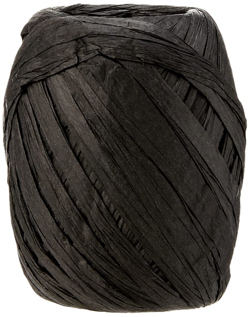 Eleganza Paper Raffia 8mm x 30m No.20 Black
