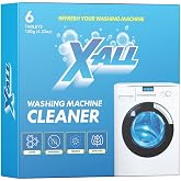 X-ALL Washing Machine Cleaner &ndash; Deep Cleaning Tablets, Cleans and refreshes the interior, Limescale and Mineral-Buildup &ndash; Deep Cleans Dirt for HE, Front Load &amp; Top Load Washers