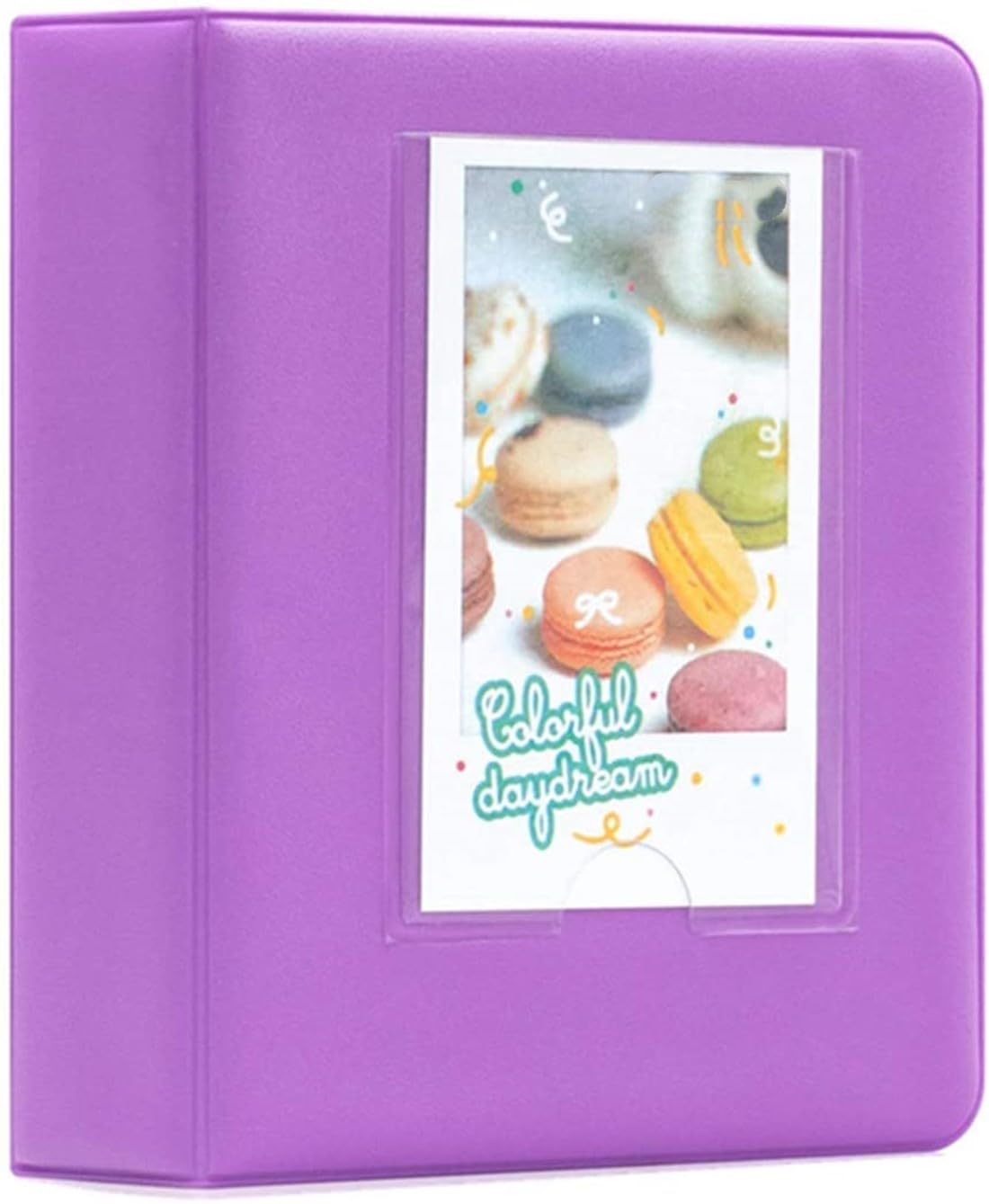 3-Inch Film 64 Pockets Mini Photo Albums (purple)