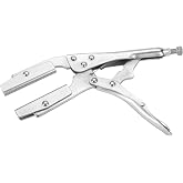 Performance Tool W83208 10 in. Hose Pinch-Off Locking Pliers | Automotive radiator and fuel line clamp pliers. Swivel jaws for parallel clamping. Carbon steel construction