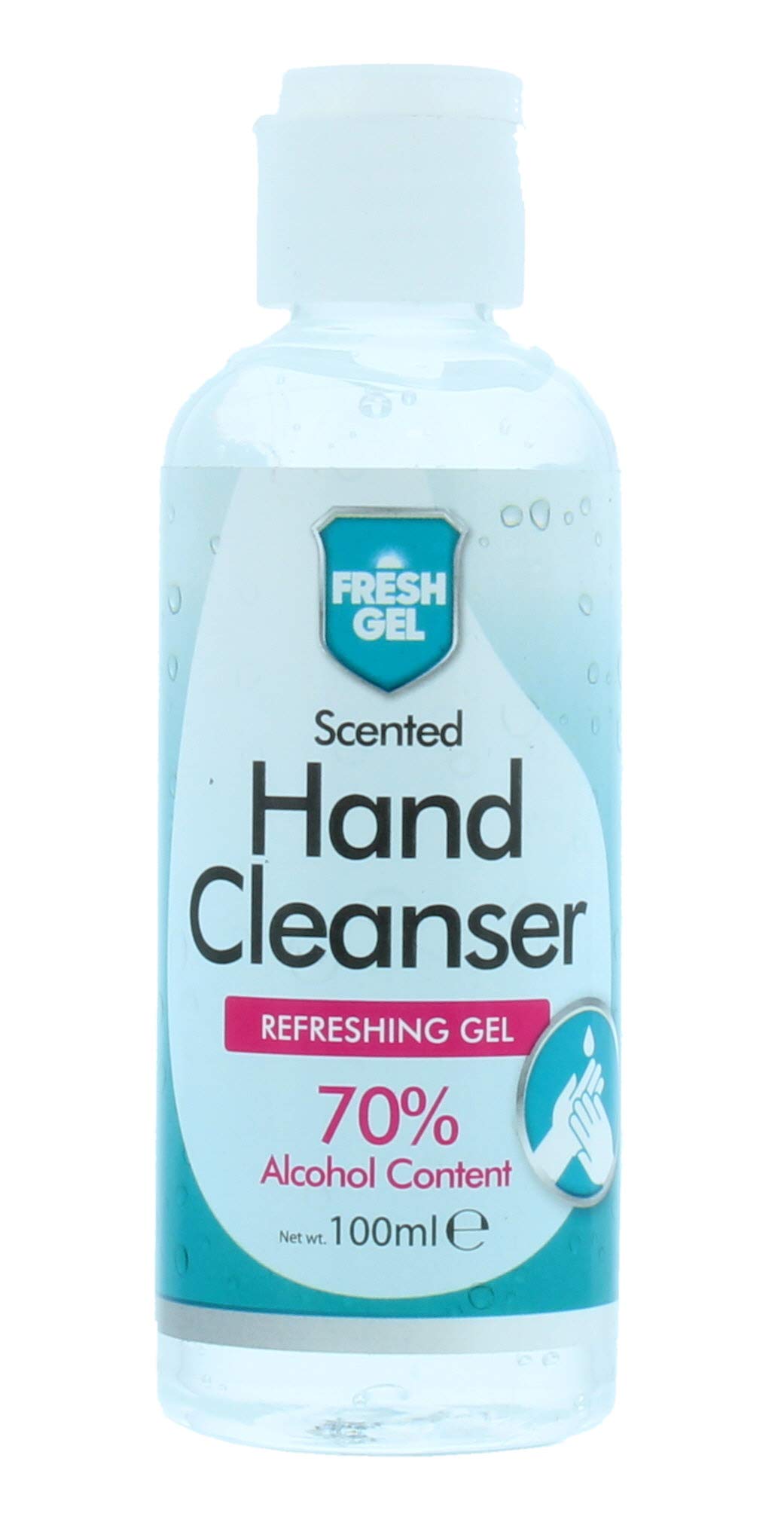 Fresh Gel 100Ml Hand Cleanser Gel 70% Alcohol, 48 Bottles!!