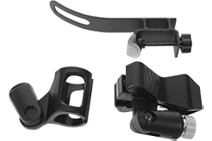 Mobestech Sax Mic Clip Holder Microphone Mount Clamp for Instrument Performance Microphone Clip Holder
