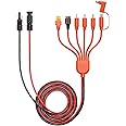 Tonton 7-in-1 Solar Panel Connector Kit, Universal M-C-4 Solar Cable to DC 8mm XT60 Anderson Adapter Connectors for RC Battery RV GZ Yeti Jackery Ecoflow River Renogy Power Station, Solar Generator