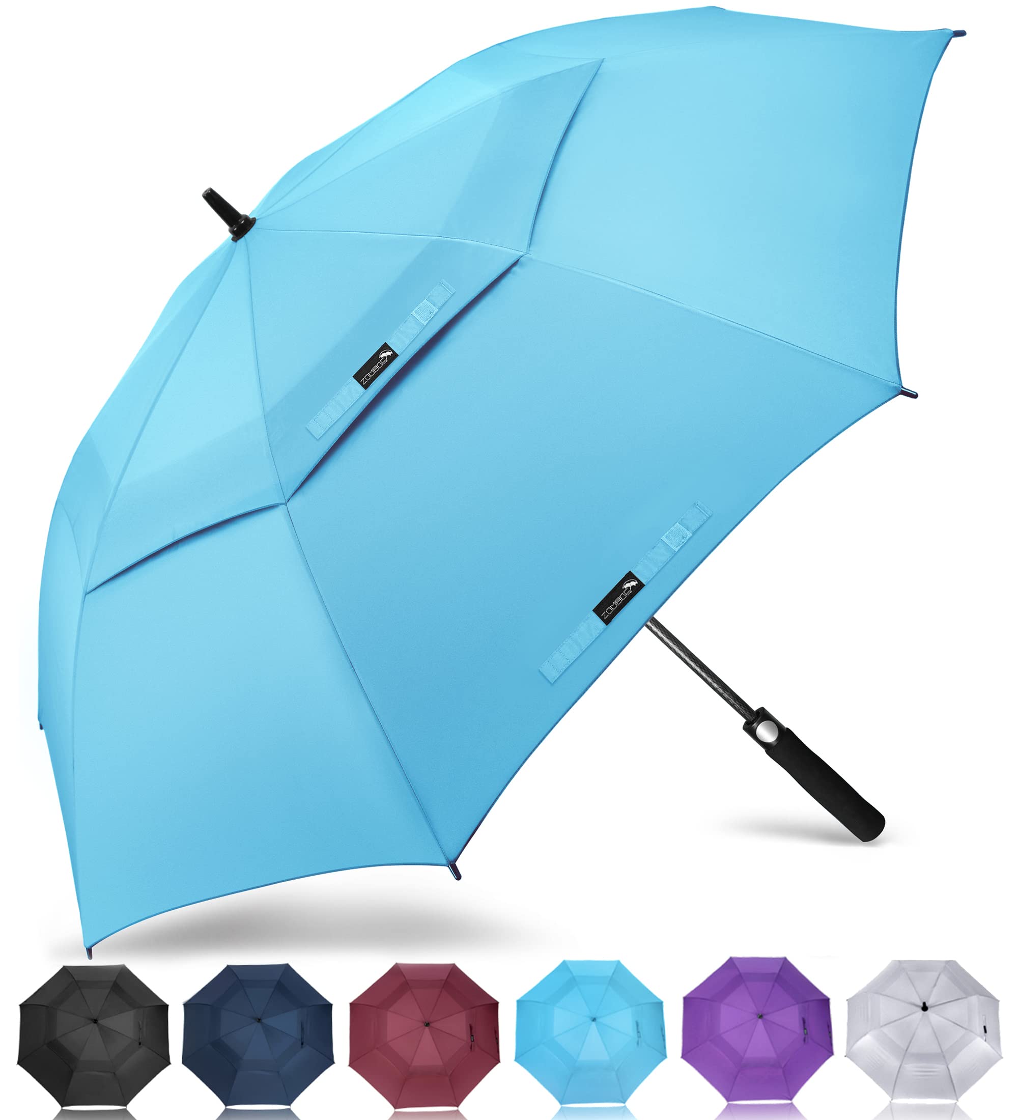 ZOMAKE Large Golf Umbrella for Rain Heavy Duty,Big