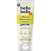 Hello Bello Baby Sunscreen, SPF50 Broad-Spectrum Mineral Sun Lotion, 3oz