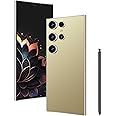 UQWUQW I24 Ultra 5G Smartphone,256GB Built in Pen The Cellphone,Unlocked Android 13.0,64MP Zoom Cameras 6.8’’HD Screen,6800mAh Long Battery Life,Dual SIM/Stylus/US Version Dumbphone(Titanium Gold)