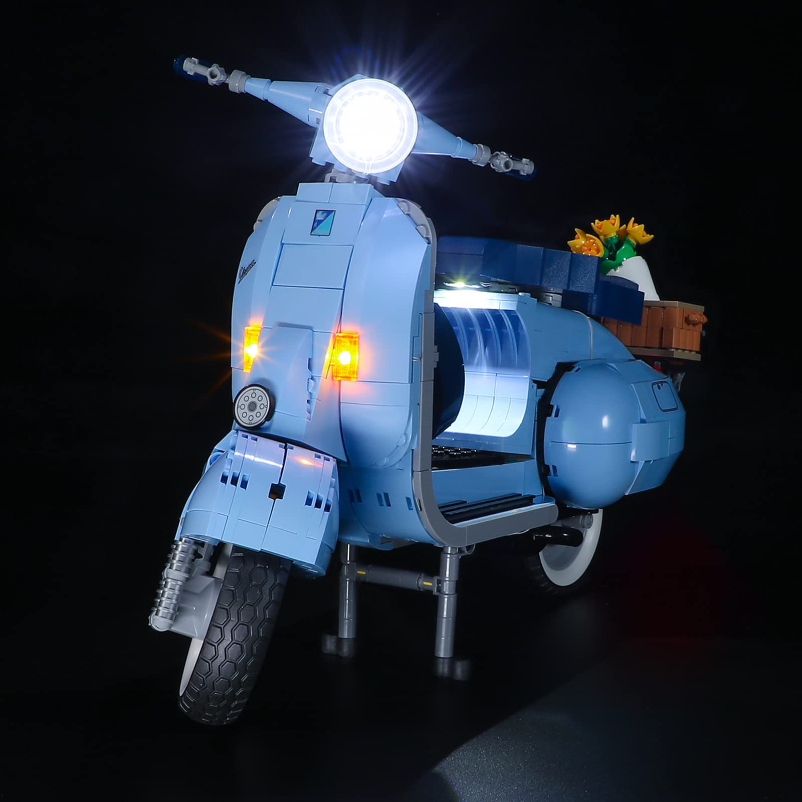 GEAMENT LED Light Kit Compatible with LEGO Vespa 125 - Lighting Set for Creator 10298 Model (Building Set Not Included)