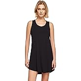 GYS Bamboo Viscose Women's Nightgowns U-Neck Sleeveless Soft Tank Night Dress