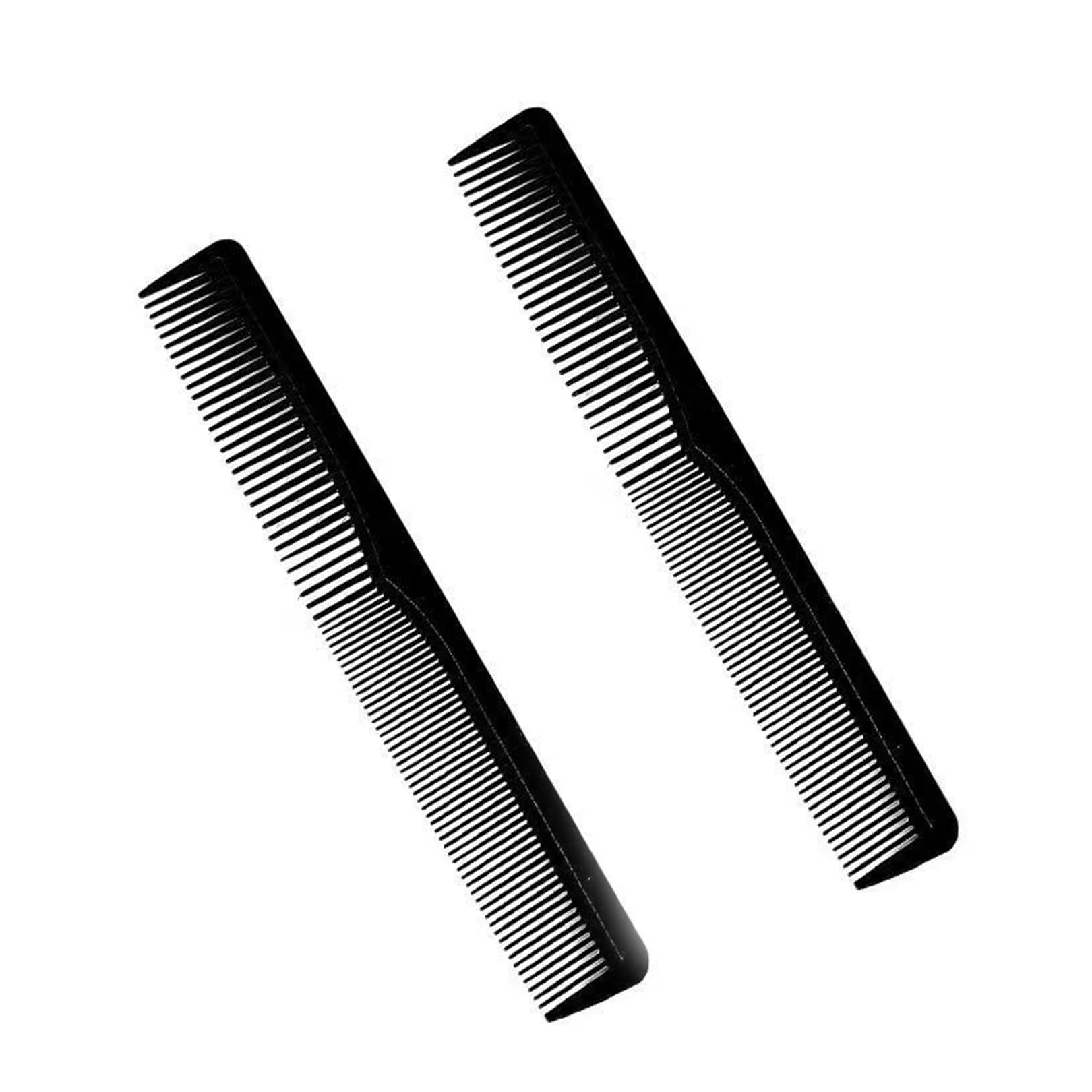 Men's Multifunctional Hair Comb, Styling, Hairdresser Hair Comb, Anti-Static, Wide and Fine Toothing Hair Combs for Home, Salon, Hair Styling, Care, Pack of 2