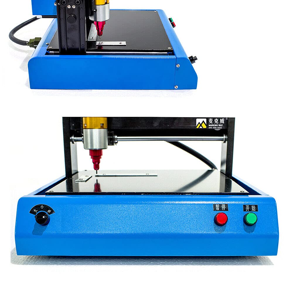 400W Electric Metal Marking Machine Steel Plate Engraving Machine for Metal Nameplate Tag Marking 110V