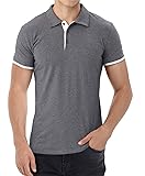 Aiyino Men's Short Sleeve Polo Shirts Casual Slim