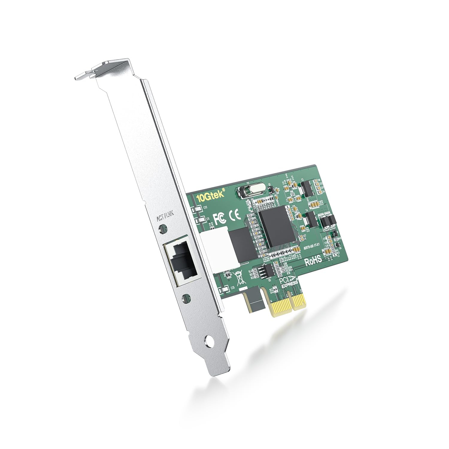 ipolex 1.25G Ethernet Network Card, 1x RJ45+ Port, 10GbE NIC with Intel(R) 82573 Controller, Support Windows Server/Windows/Linux/VMware (Not Support Windows XP, VMware ESXi 7.0, Mac OS)